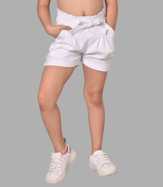 Short De Niña Resorte Y Anudado Ref. 3400