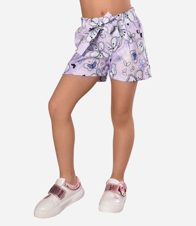 Short De Niña Sublimado Con Bolsillos Ref. 3401-1