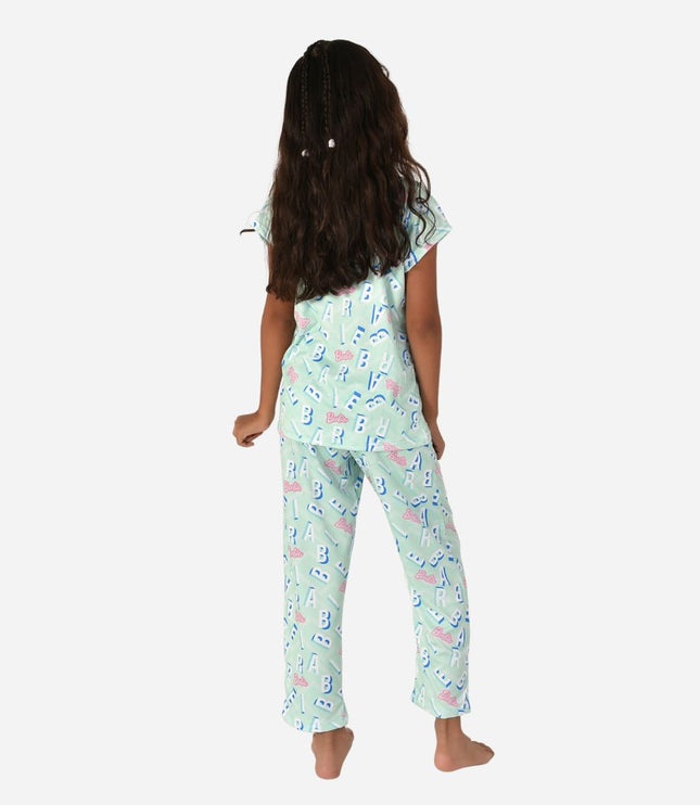 Pijama De Niña Blusa + Pantalon Barbie Ref. 34020