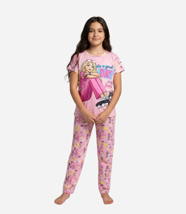 Pijama niña Barbie Camiseta + Pantalon Ref. 34022