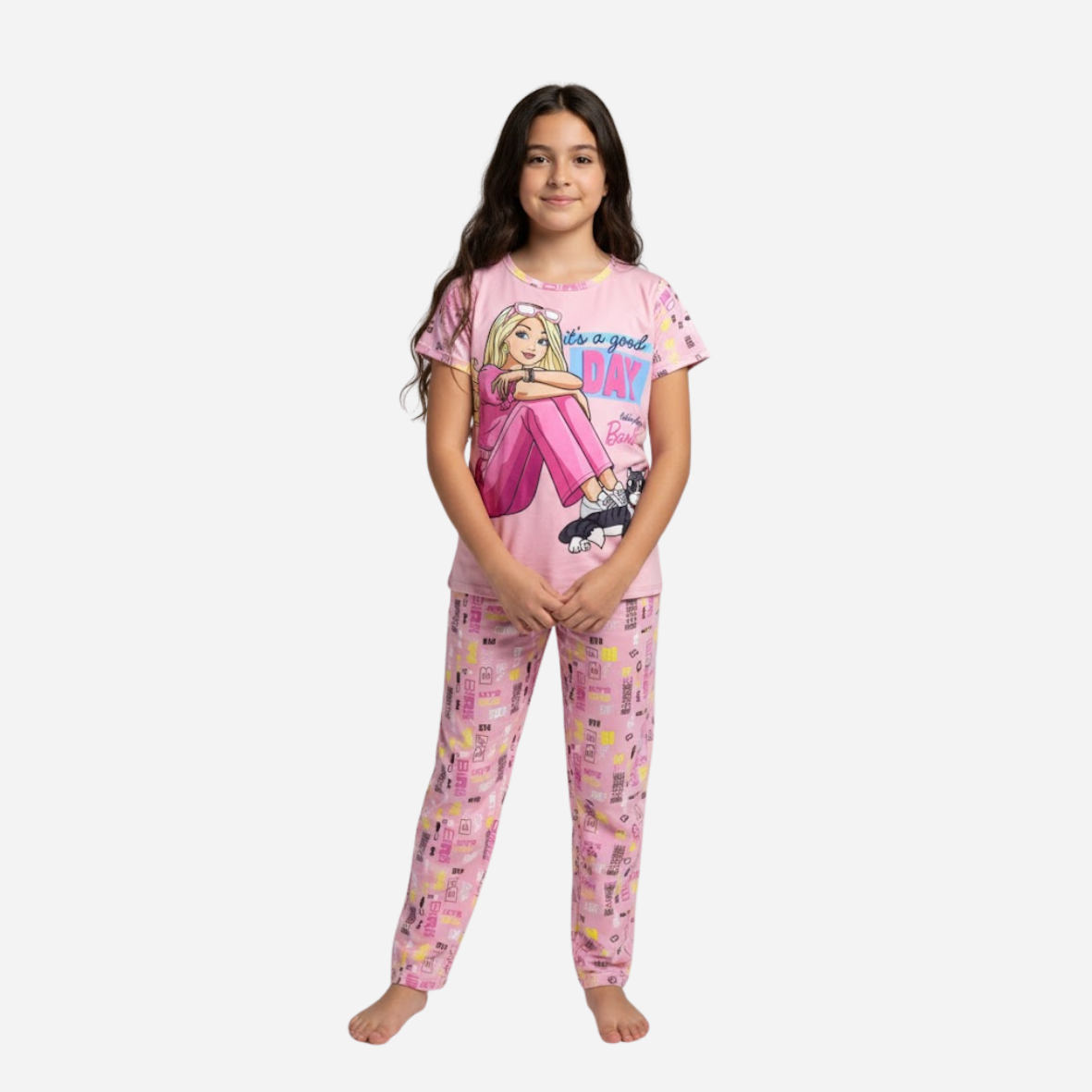 Pijama niña Barbie Camiseta + Pantalon Ref. 34022