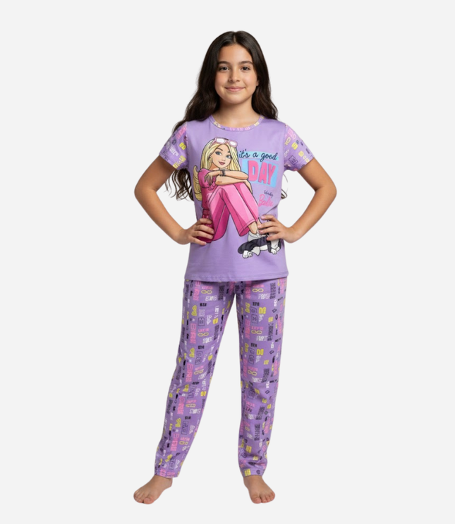 Pijama niña Barbie Camiseta + Pantalon Ref. 34022