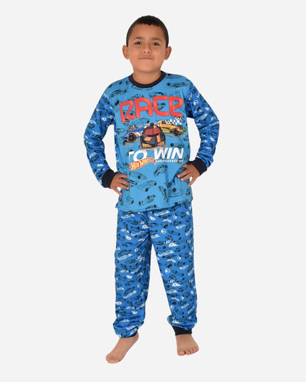 Pijama De Niño Hotwheels Camiseta + Pantalon Ref. 34200