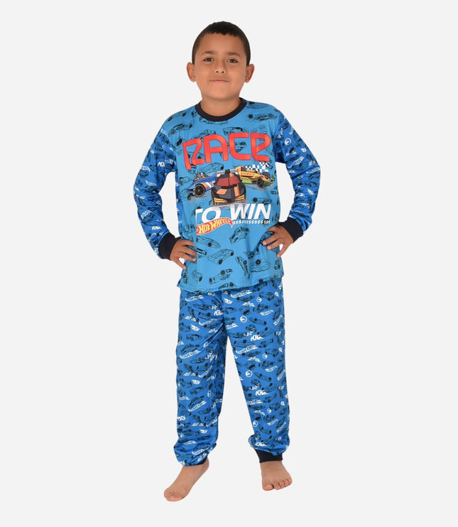Pijama De Niño Hotwheels Camiseta + Pantalon Ref. 34200