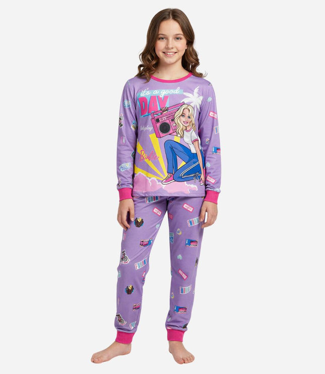Pijama De Niña Blusa + Pantalon Barbie Ref. 34804
