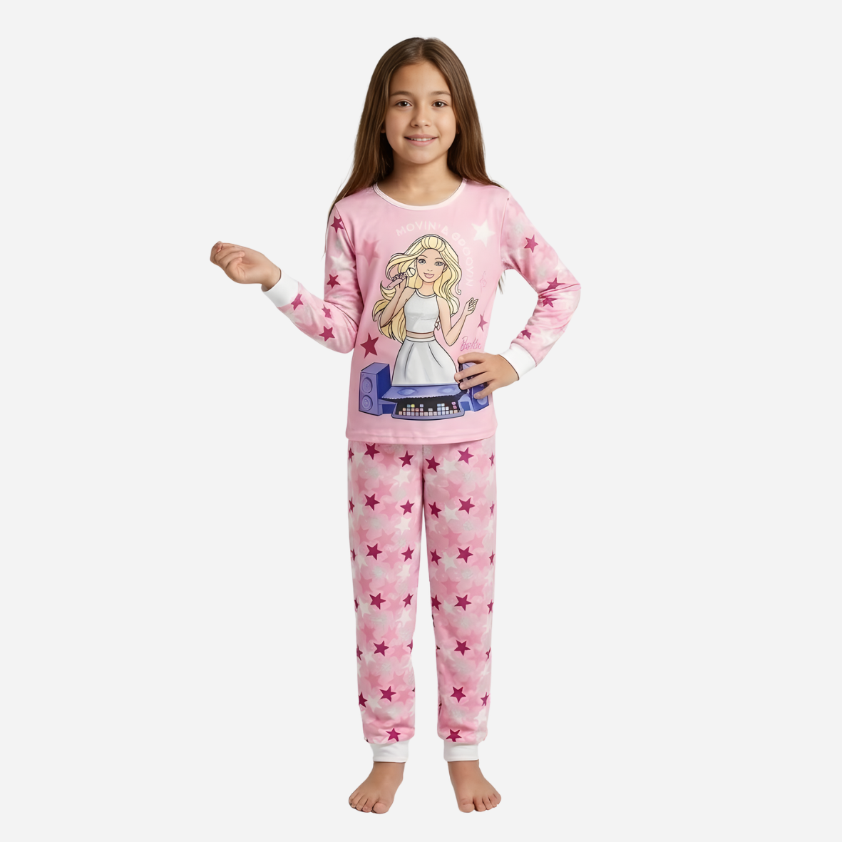 Pijama niña Barbie Buso + Pantalon Ref. 34806