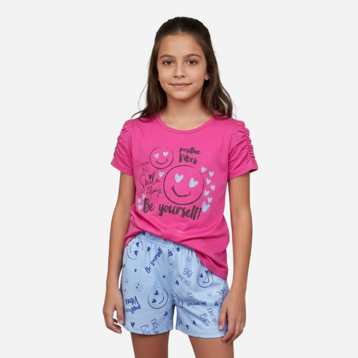 Conjunto Niña Blusa + Short Ref. 1303-001