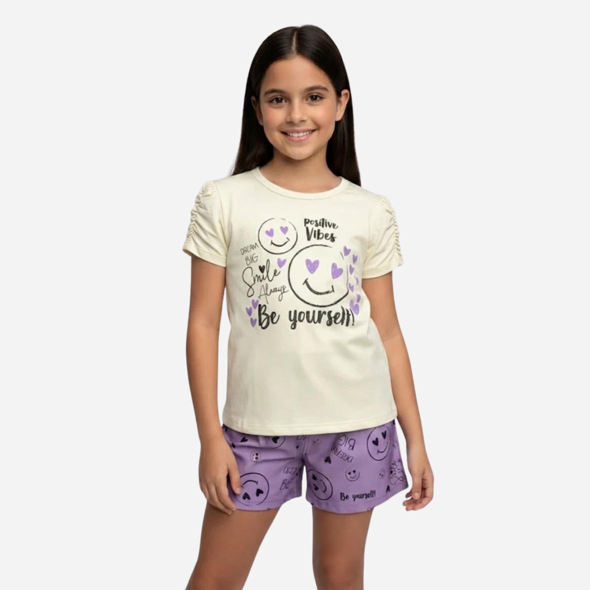 Conjunto Niña Blusa + Short Ref. 1303-001