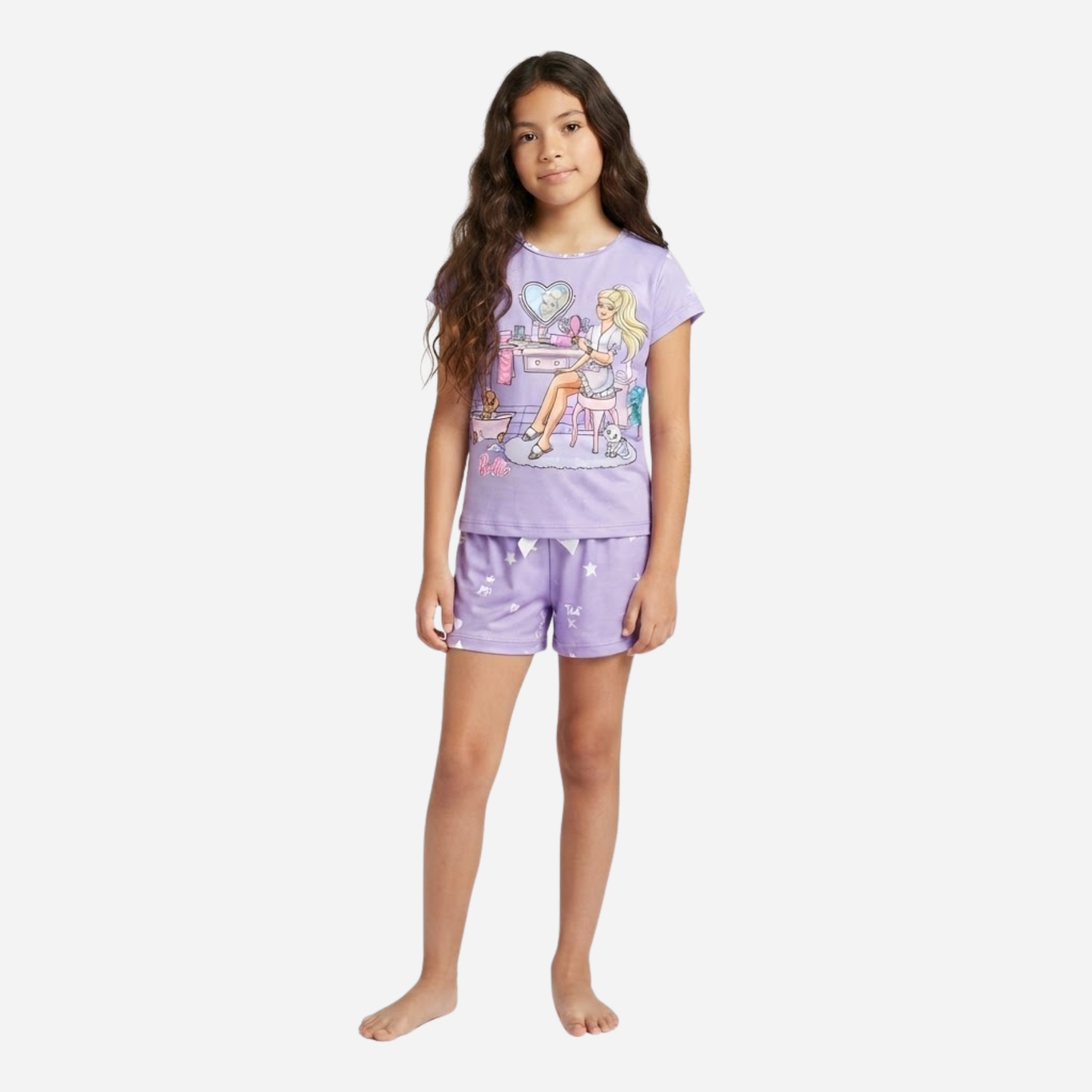 Pijama niña Barbie Camiseta + Short Ref. 35038