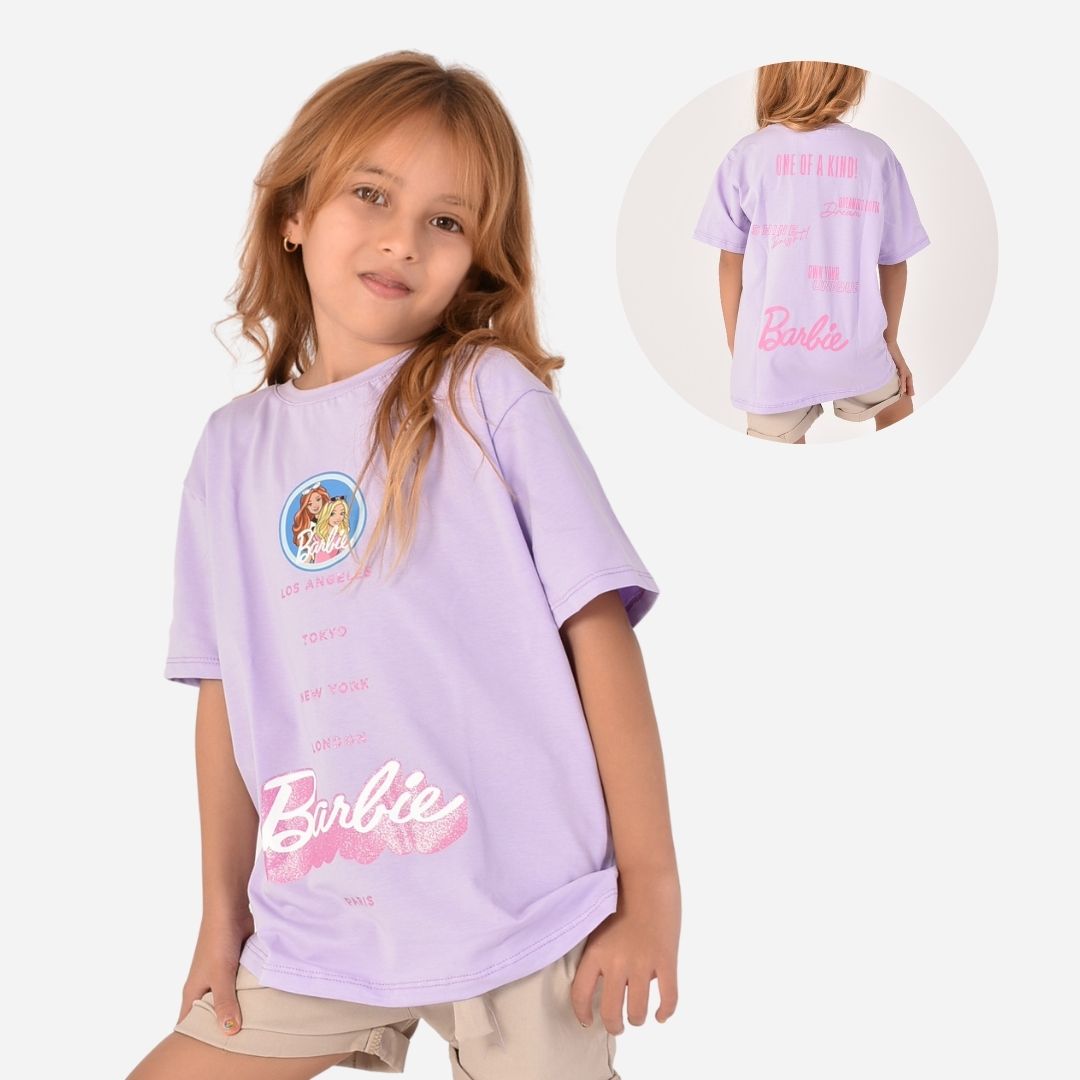 Camiseta Oversize Barbie Ref. 370400