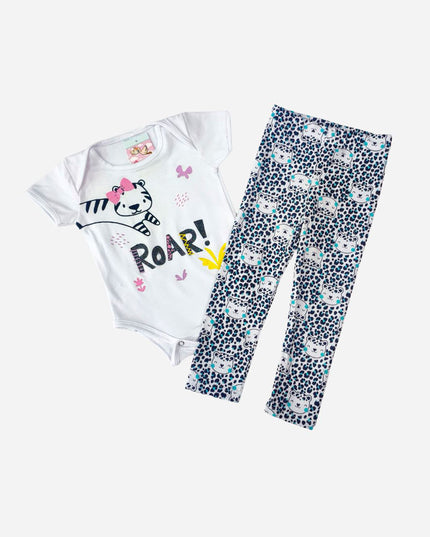 Dúo de Mameluco/Leggins Bebita Ref. 39031