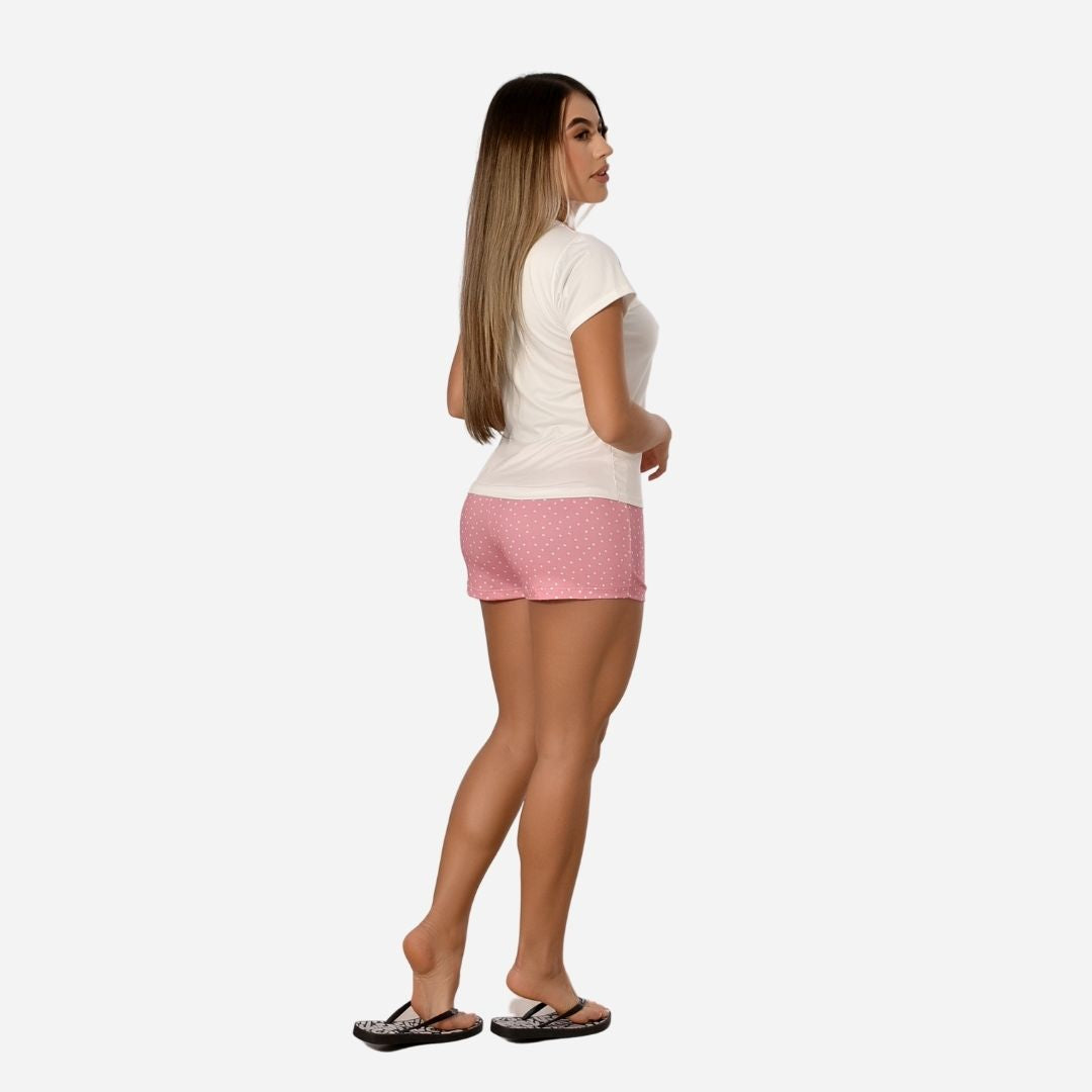 Pijama de Dama Blusa/Short Ref. 400016