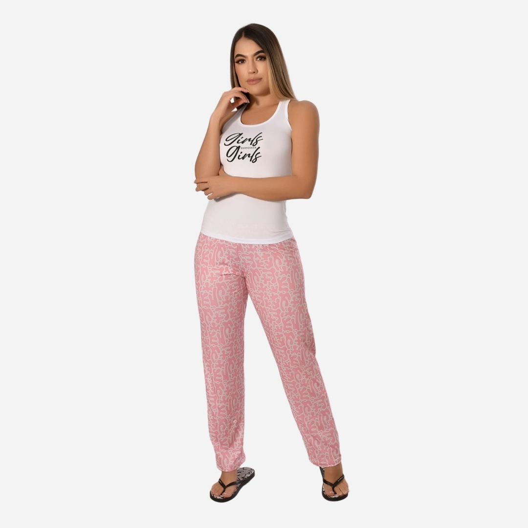 Pijama de Dama Blusa/Pantalón Ref. 405018