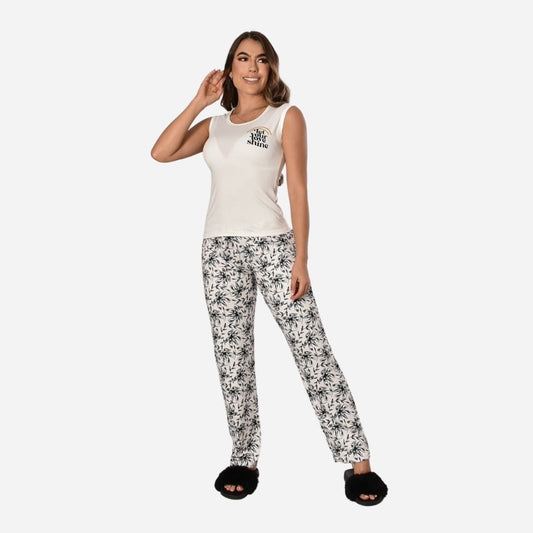 Pijama de Dama Blusa+Pantalón Ref. 405022