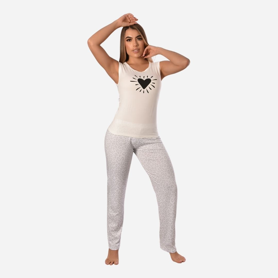 Pijama de Dama Blusa + Pantalon Ref. 405026