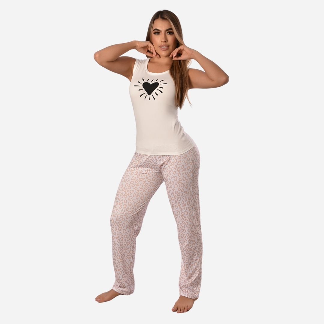 Pijama de Dama Blusa + Pantalon Ref. 405026