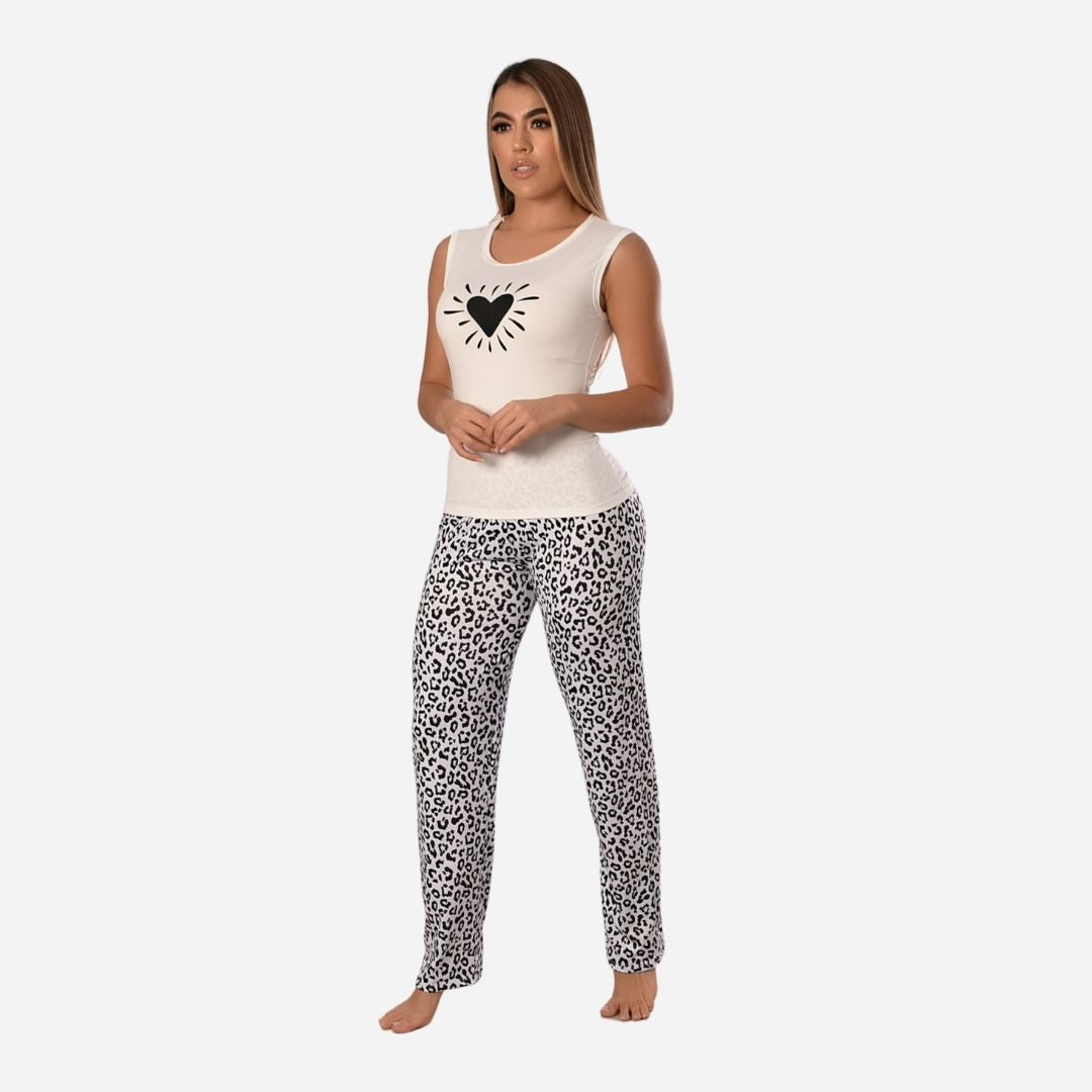 Pijama de Dama Blusa + Pantalon Ref. 405026