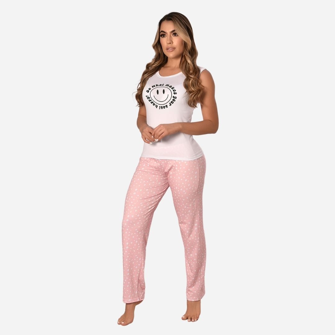 Pijama de Dama Blusa + Pantalón Ref. 405027