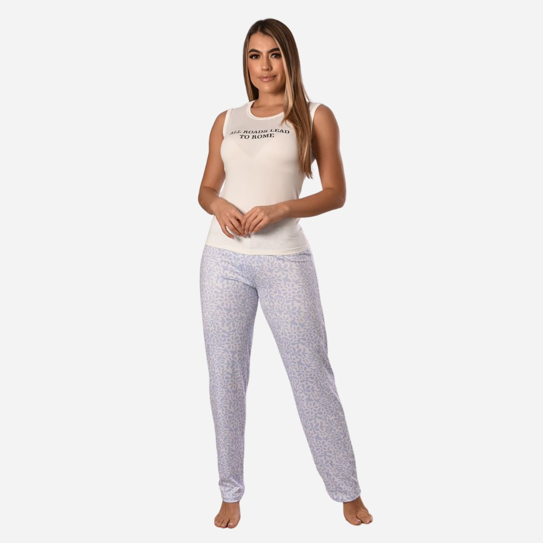 Pijama de Dama Blusa + Pantalon Ref. 405028