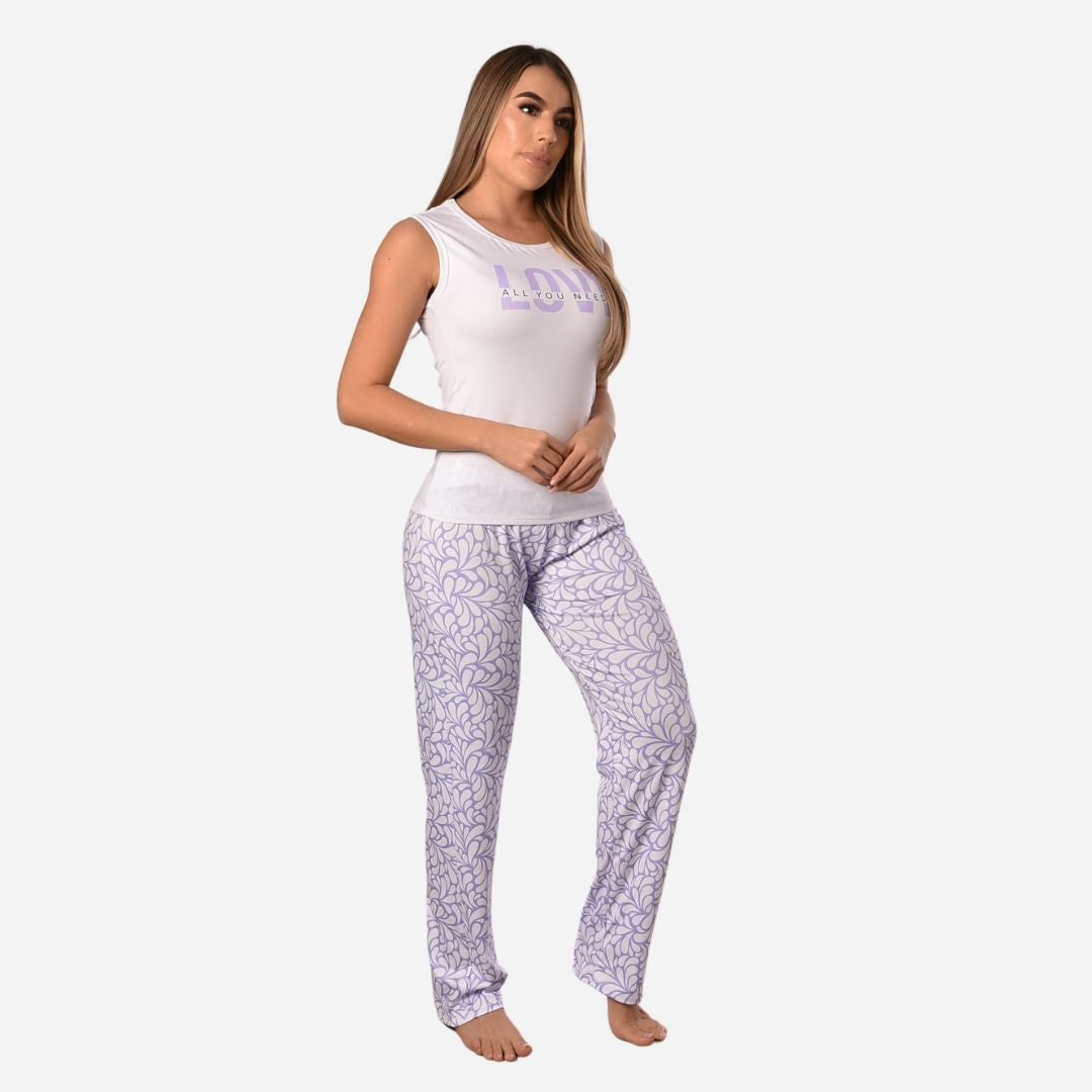 Pijama de Dama Blusa + Pantalon Ref. 405029