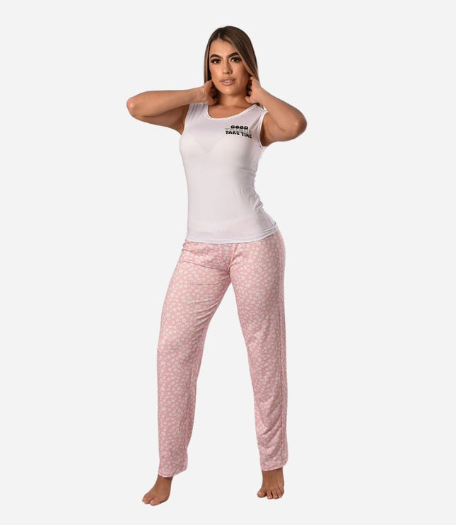 Pijama de Dama Blusa + Pantalon Ref. 405030