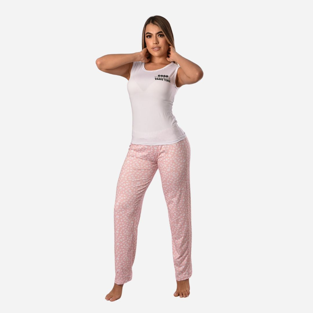 Pijama de Dama Blusa + Pantalon Ref. 405030