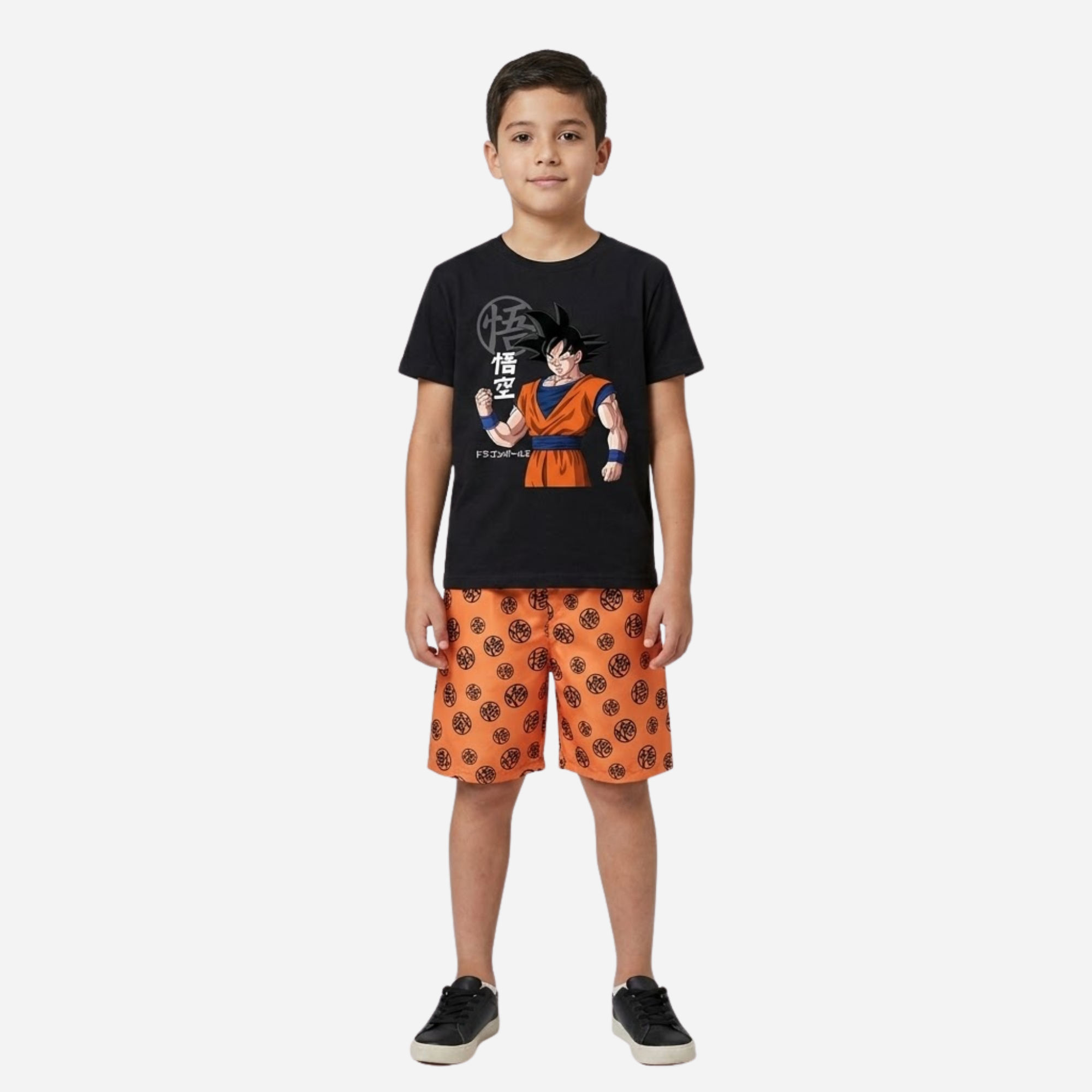 Conjunto De Niño Dragon Ball Z Camiseta + Pantaloneta Ref. 41115