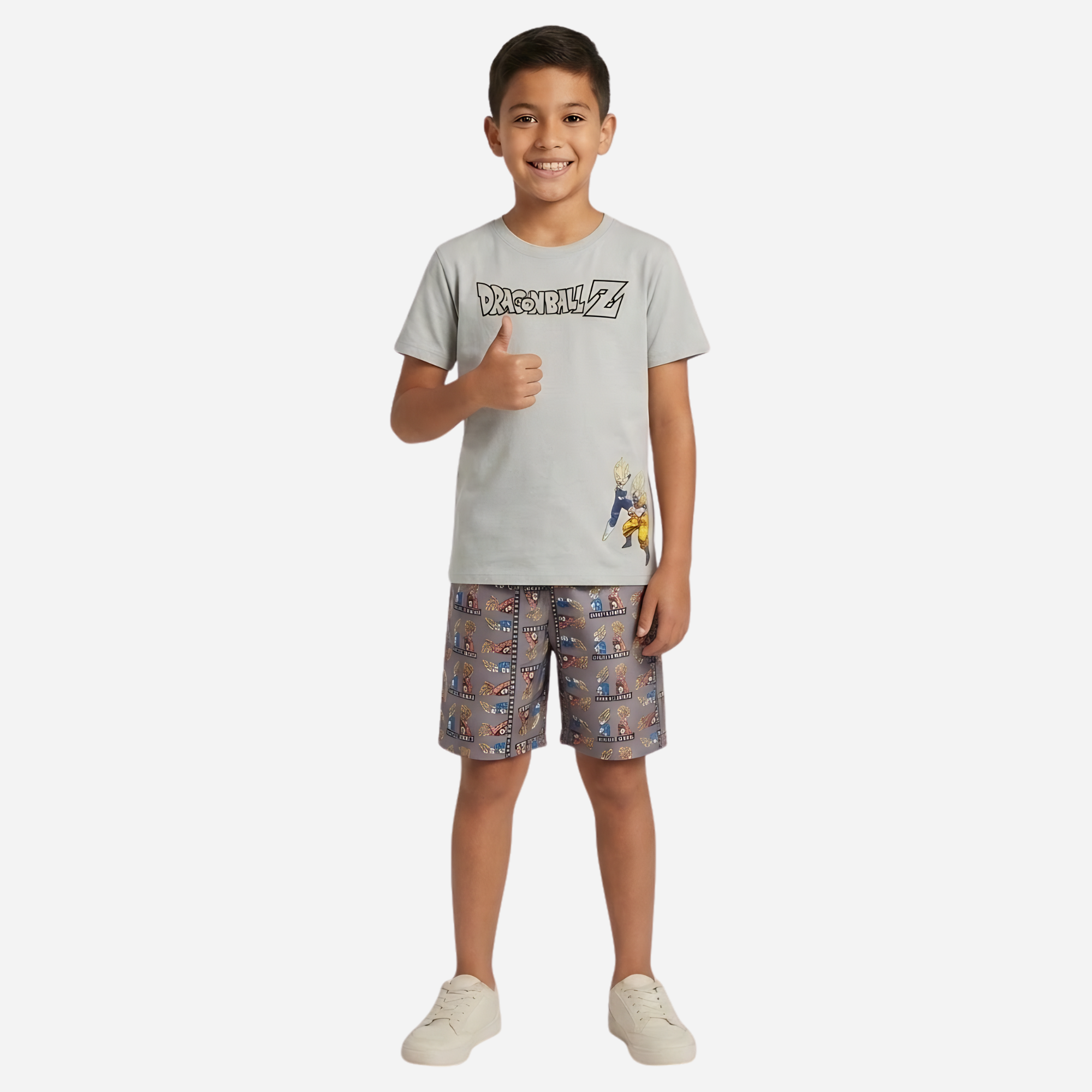 Conjunto De Niño Dragon Ball Z Camiseta + Pantaloneta Ref. 41117