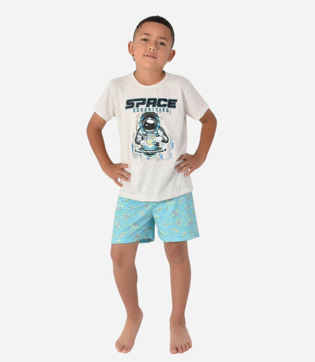 Pijama Niño Camiseta + Pantaloneta Ref. 43502-015
