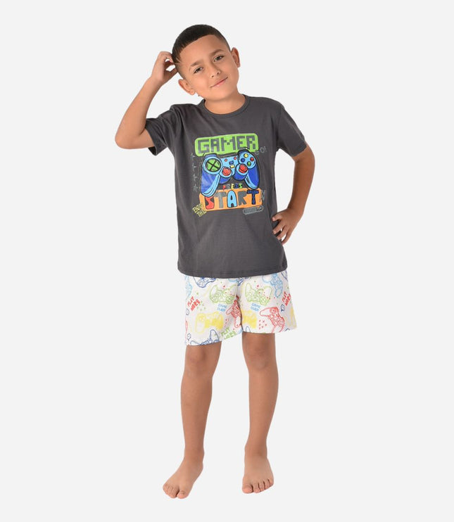 Pijama Niño Camiseta + Pantaloneta Ref. 43502-016