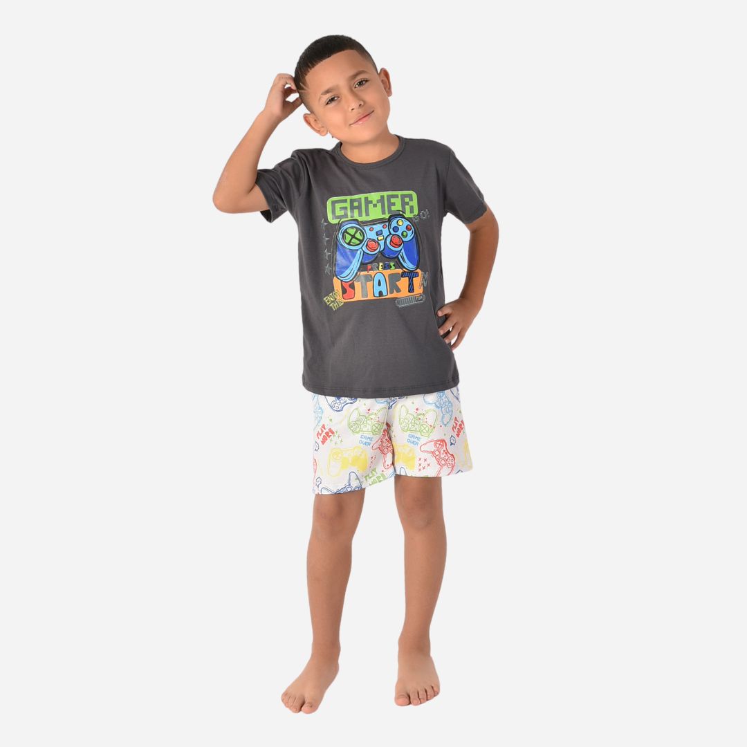 Pijama Niño Camiseta + Pantaloneta Ref. 43502-016