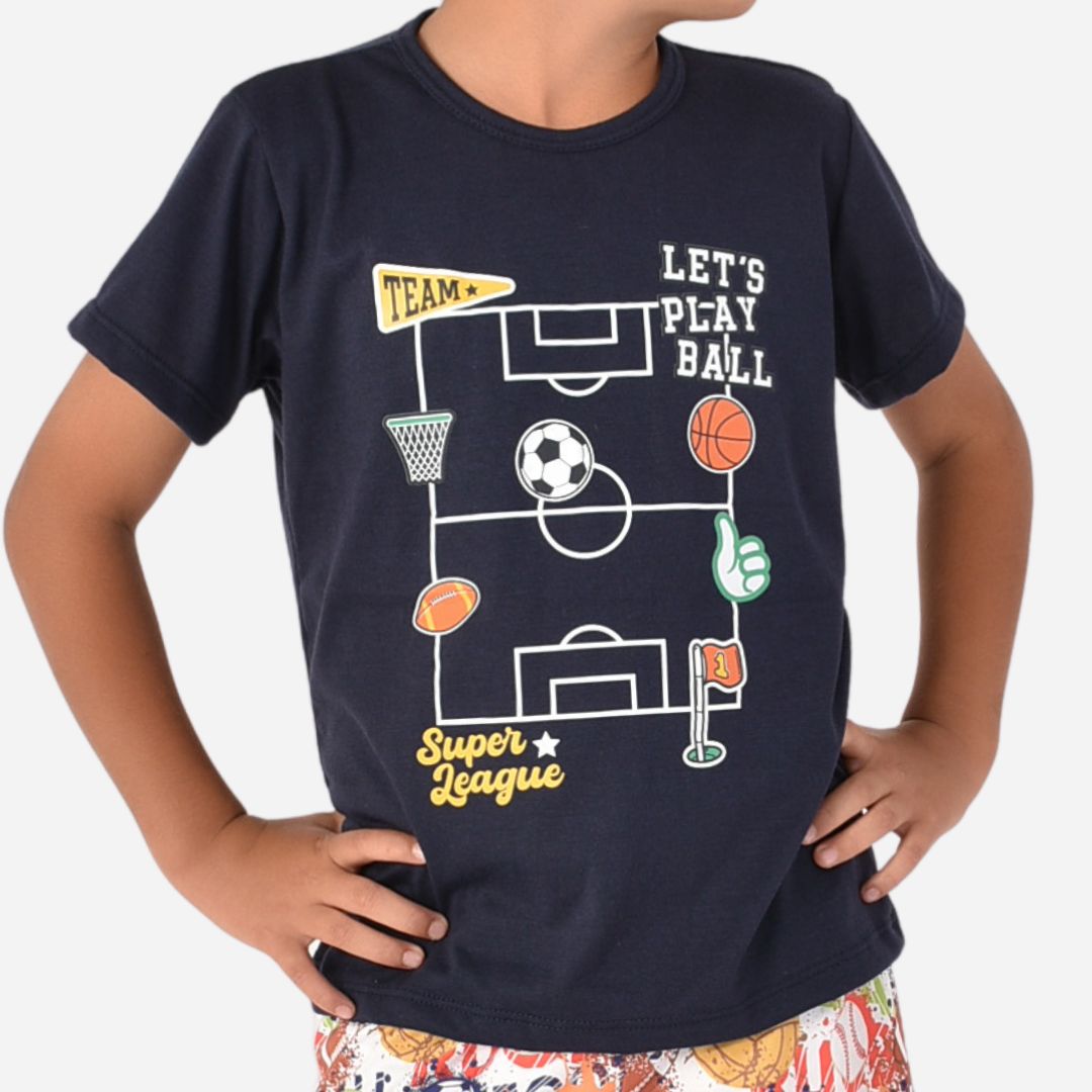 Pijama de Niño Camiseta + Short Ref. 43502-017