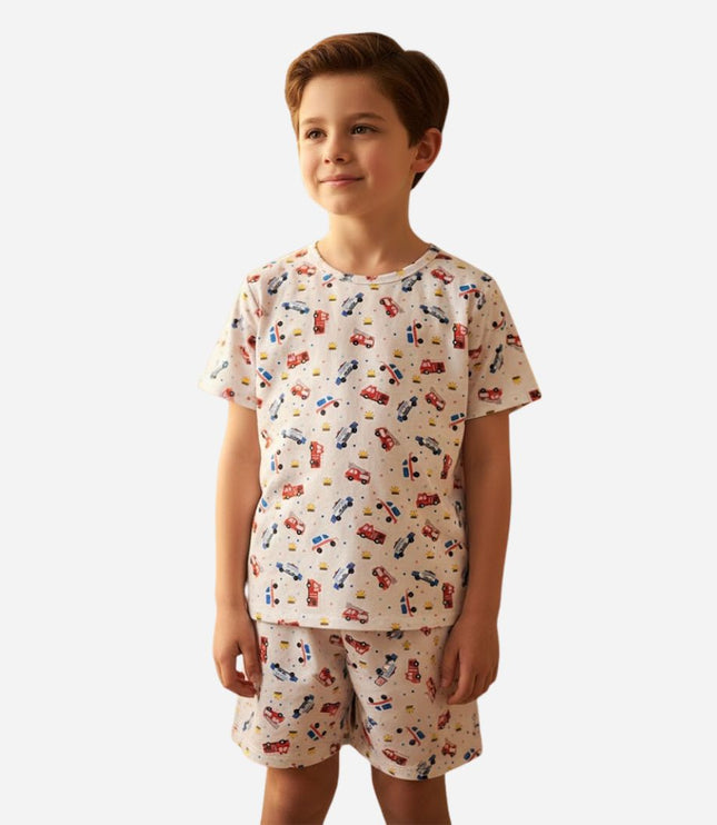 Pijama De Niño Camiseta + Pantaloneta Ref. 43502-023
