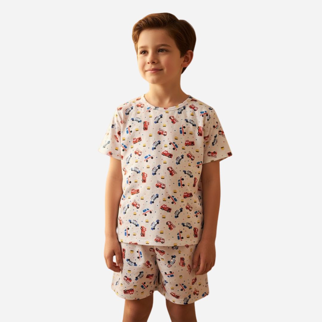 Pijama De Niño Camiseta + Pantaloneta Ref. 43502-023