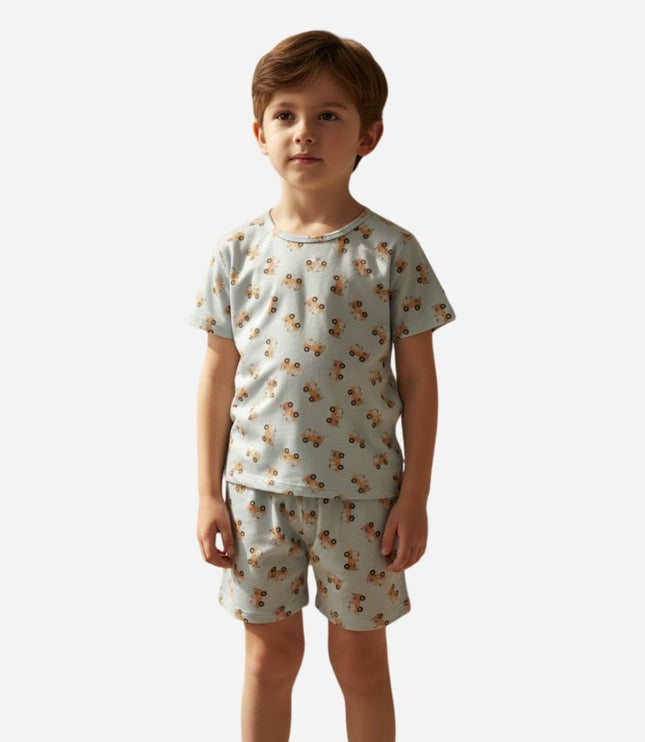 Pijama De Niño Camiseta + Pantaloneta Ref. 43502-024