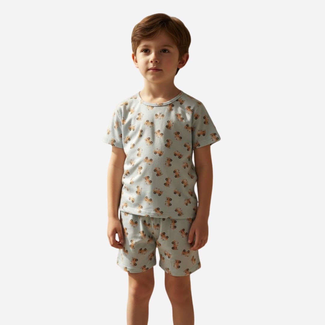Pijama De Niño Camiseta + Pantaloneta Ref. 43502-024