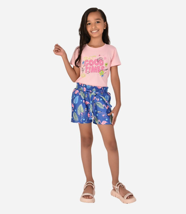 Conjunto de Niña Blusa + Short Ref. 44002-005