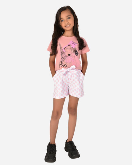 Conjunto de Niña Blusa + Short Ref. 44002-006