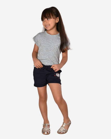 Conjunto Niña Blusa+Short Ref. 44006-001-1