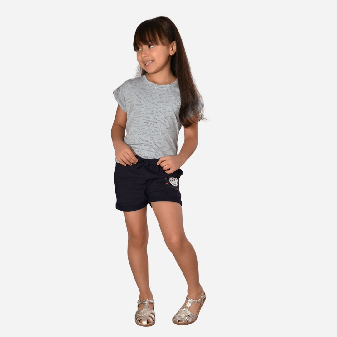 Conjunto Niña Blusa+Short Ref. 44006-001-1