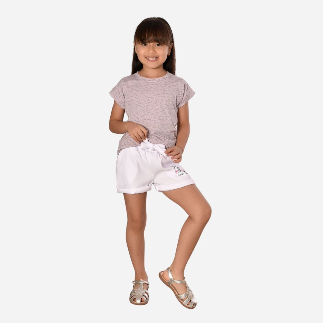 Conjunto Niña Blusa+Short Ref. 44006-001