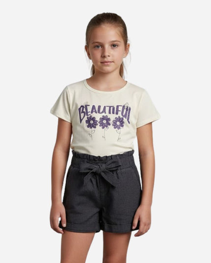 Conjunto de Niña Blusa + Short Ref. 44009-003