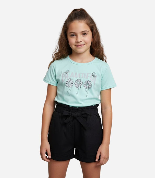 Conjunto de Niña Blusa + Short Ref. 44009-003