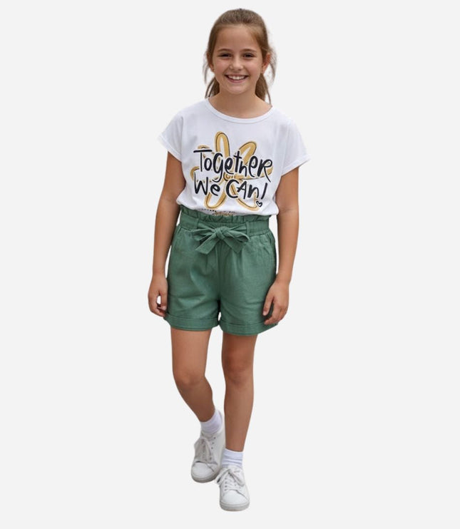 Conjunto de Niña Blusa + Short Ref. 44011-002