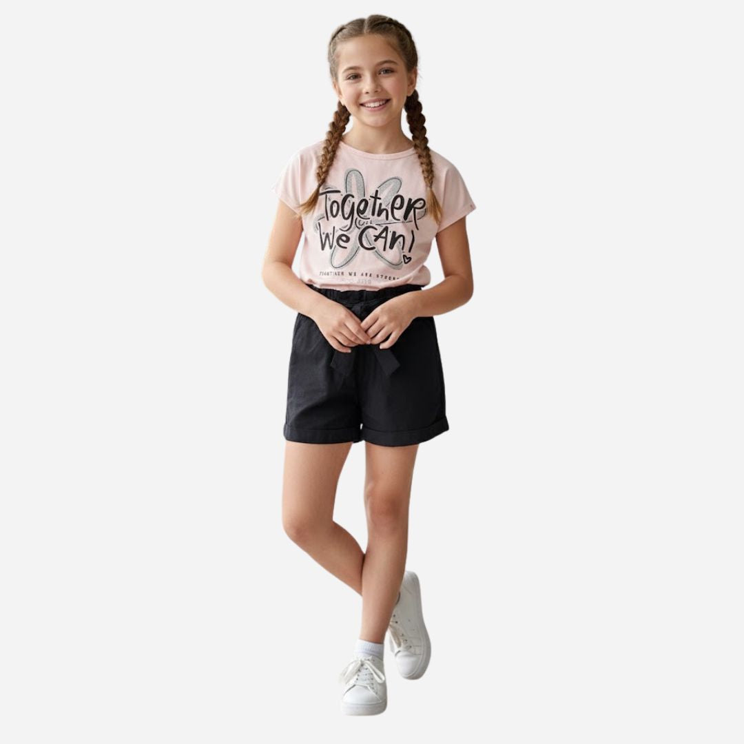 Conjunto de Niña Blusa + Short Ref. 44011-002