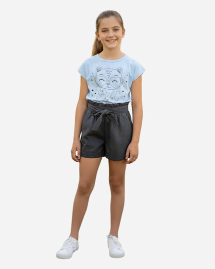 Conjunto de Niña Blusa + Short Ref. 44011-003
