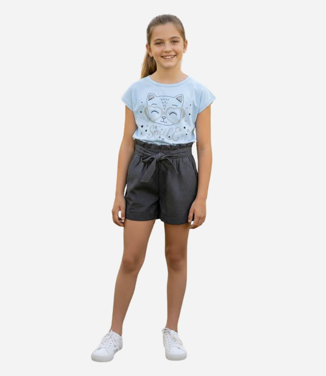 Conjunto de Niña Blusa + Short Ref. 44011-003