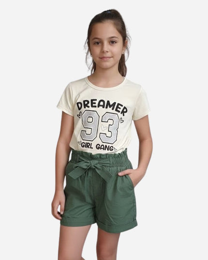 Conjunto de Niña Blusa + Short Ref. 44012-001