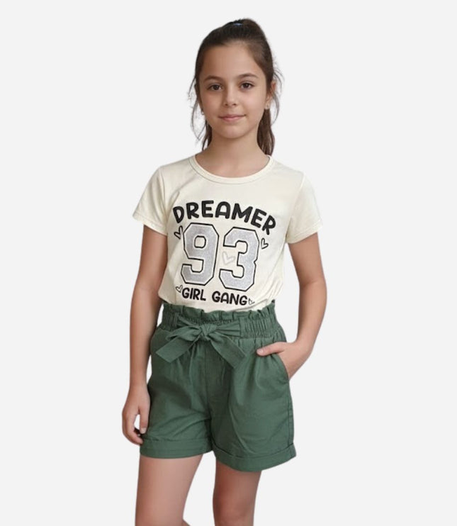 Conjunto de Niña Blusa + Short Ref. 44012-001