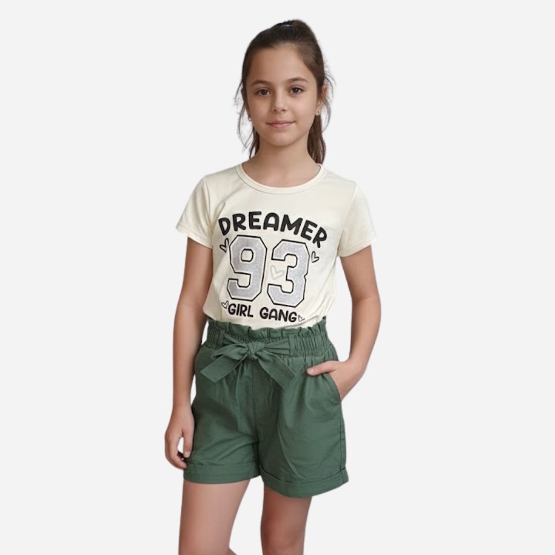 Conjunto de Niña Blusa + Short Ref. 44012-001